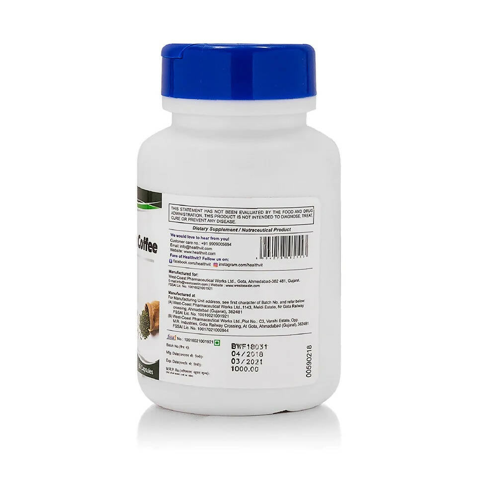 Healthvit Garcinia Green Coffee Capsules - Distacart