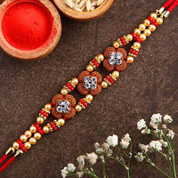 Thumbnail for Diamond Rakhi and Cashew Jar Combo