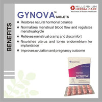 Thumbnail for Millennium Herbal Gynova Tablets