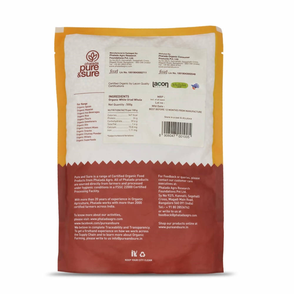 Urad Dal Whole Organic Pulses