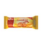Thumbnail for Patanjali Cream Feast Orange Biscuits (Pack of 10) - Distacart