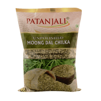 Thumbnail for Patanjali Unpolished Moong Dal Chilka (1 kg) - Distacart