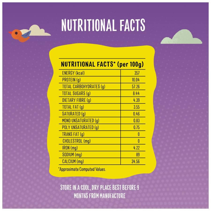 Timios Melts Blueberry Finger Food For Babies Nutritional Facts