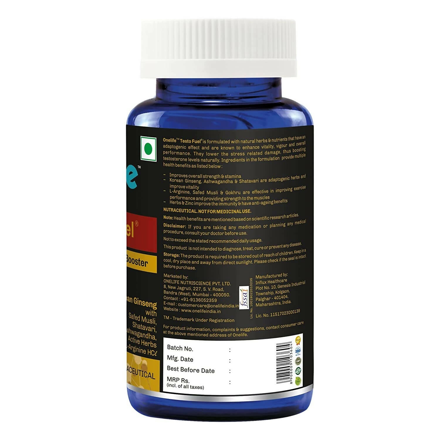 Onelife Testo Fuel Tablets - Distacart
