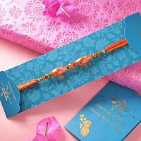 Thumbnail for Ethnic Pearl N Mauli Rakhi With Figberry - Distacart