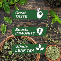 Thumbnail for Chaayos Mint Saunf Green Tea Bags