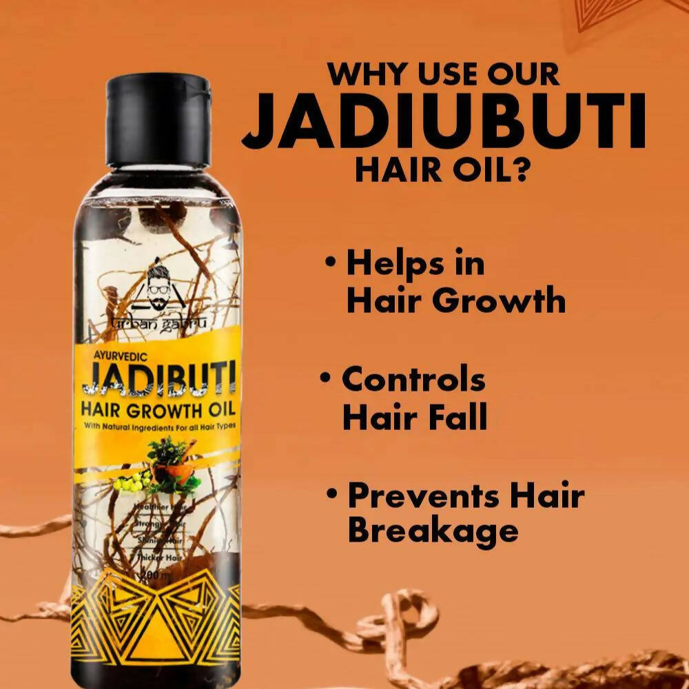 Urbangabru Ayurvedic Jadibuti Hair Growth Oil - Distacart