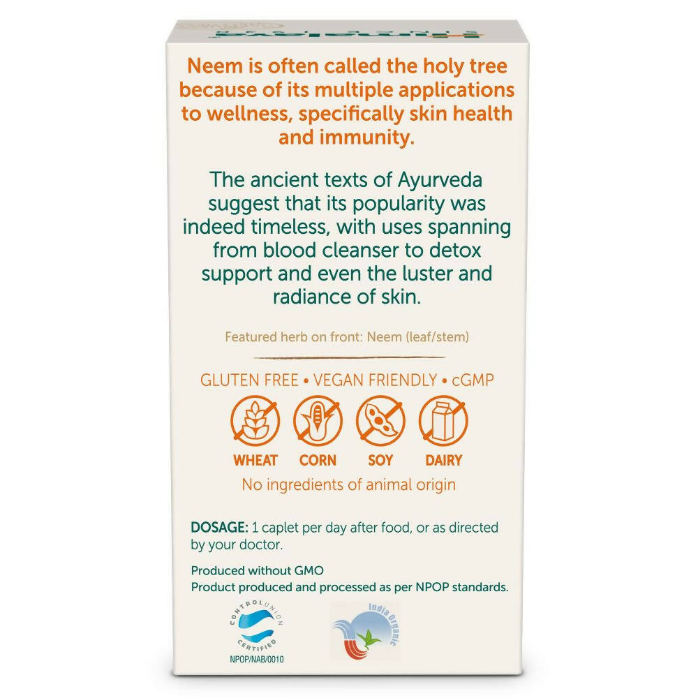 Himalaya Herbals Organic Neem Caplets - Distacart