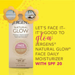 Thumbnail for Jergens Glow Face Daily Moisturizer Sunscreen Spf 20 - Distacart