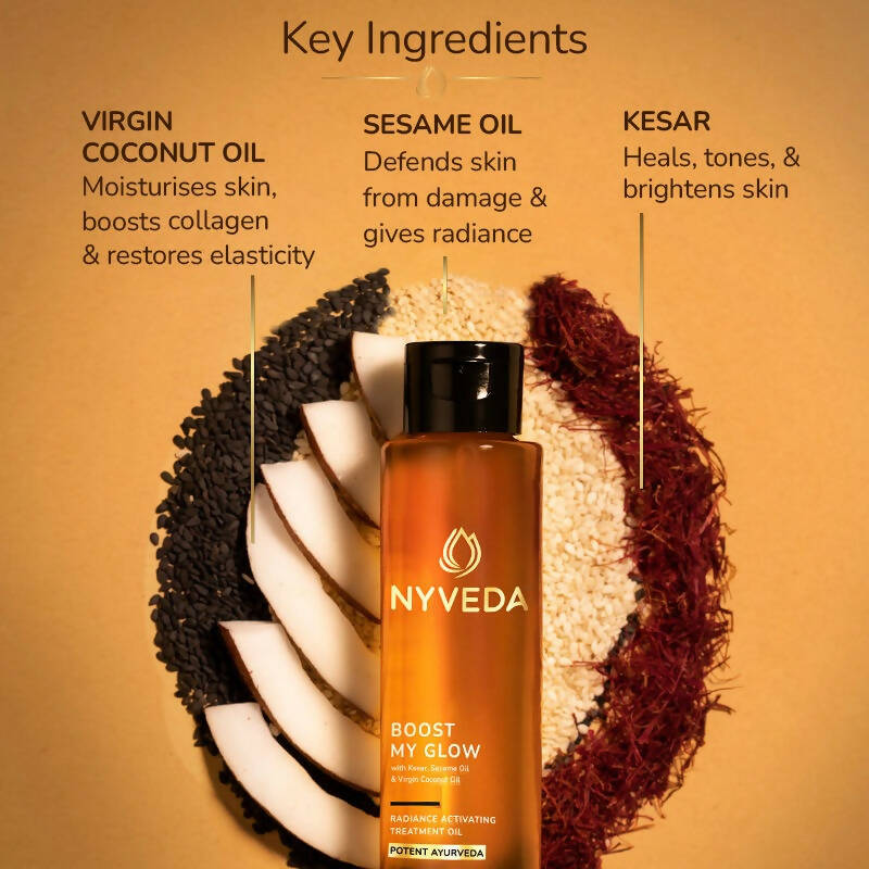 Nyveda Pre-bath Body Treatment Oil |Boost My Glow Radiance Activating - Distacart