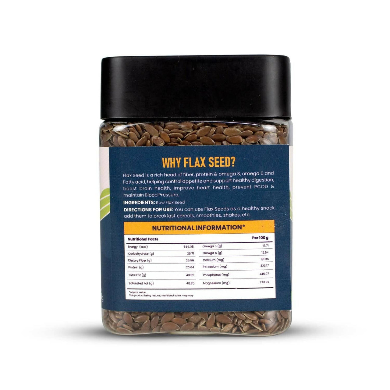 Upaveda Raw Flaxseed - Distacart