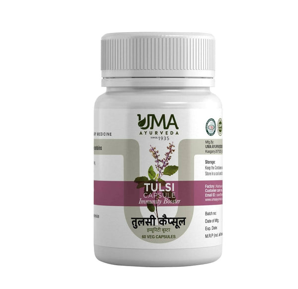Uma Ayurveda Tulsi Capsules - Distacart