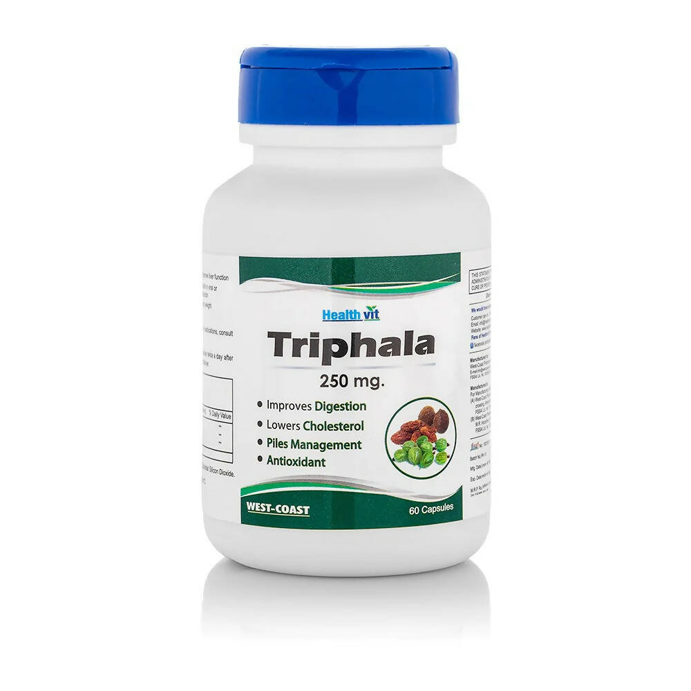 Healthvit Pure Herb Triphala Capsules - Distacart