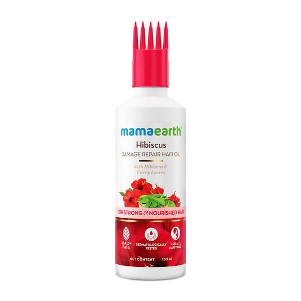 Mamaearth Hibiscus Damage Repair Hair Oil - Distacart