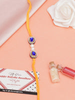 Thumbnail for Designer kundan Rakhi - Ruby Raang - Distacart