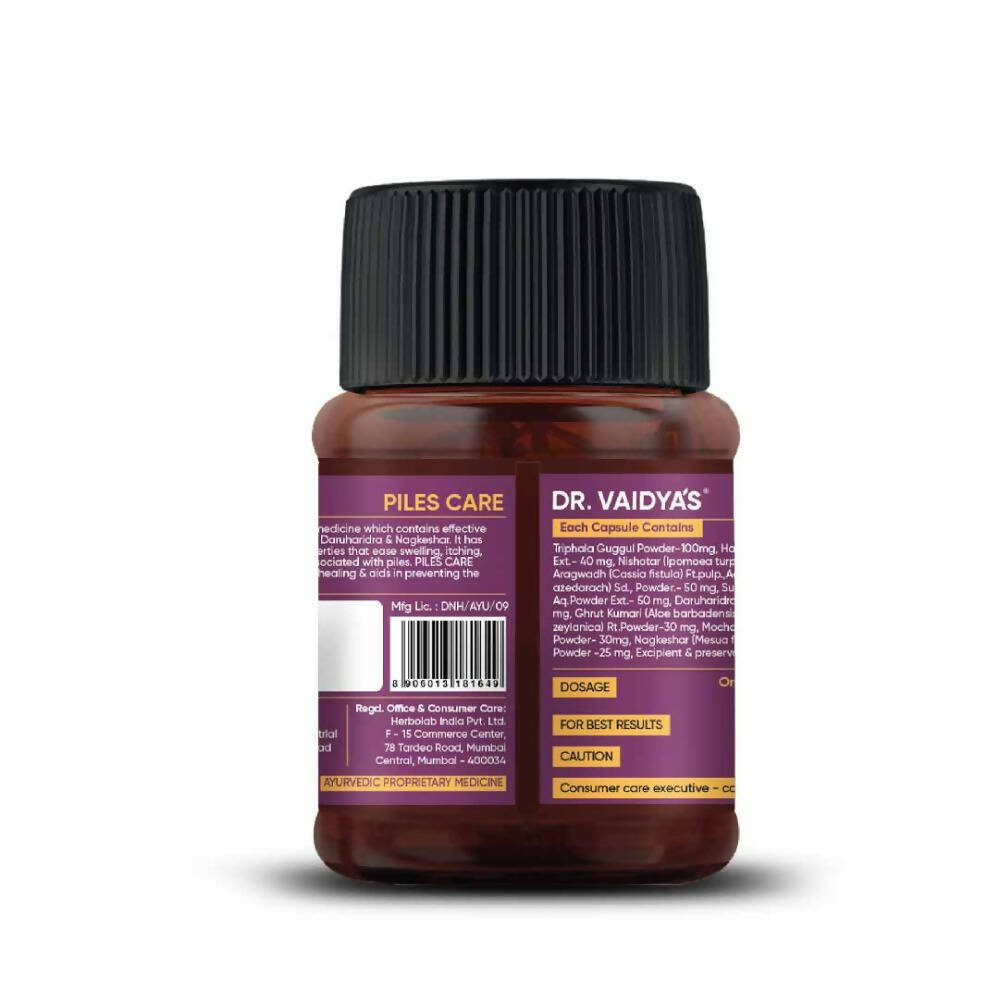 Dr. Vaidya's Piles Care Capsules - Distacart