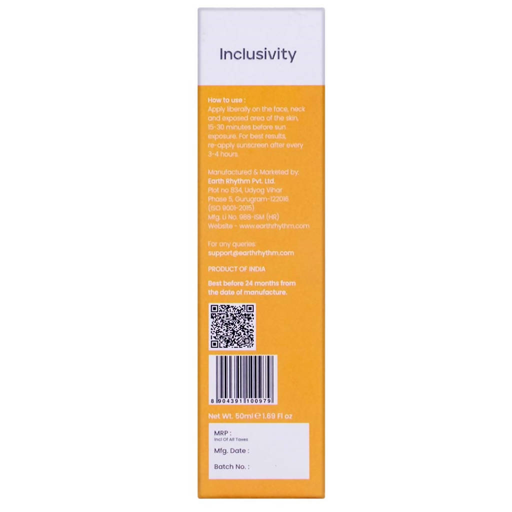 Earth Rhythm Phyto Shield - Spf 50 Matte Mineral Sunscreen - Distacart