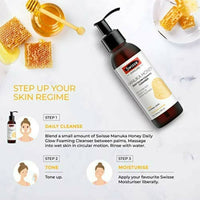 Thumbnail for Swisse Skincare Manuka Honey Daily Glow Foaming Cleanser Face Wash with Vitamin C & Papaya Enzymes - Distacart