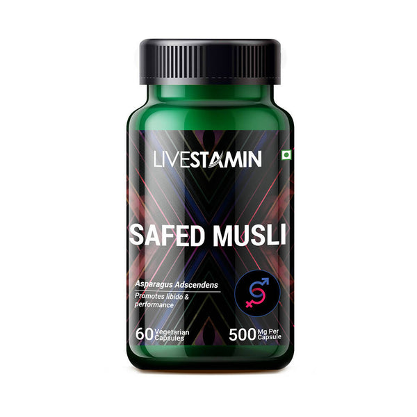 Livestamin Safed Musli Capsules - Distacart