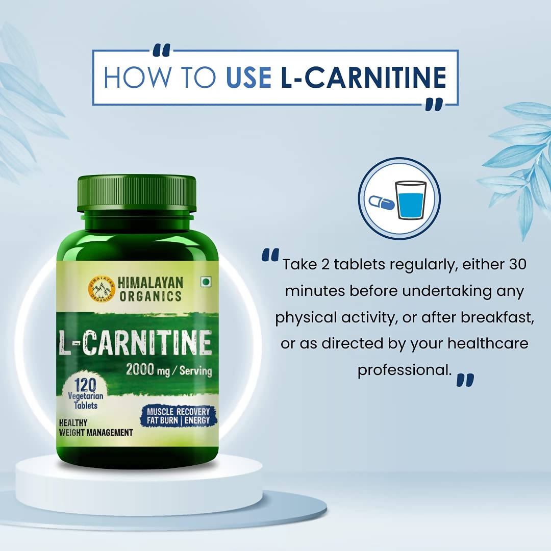 Himalayan Organics L Carnitine 2000mg/Serving Tablets Online