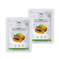 Thumbnail for The Natural Wash Papaya Face Sheet Mask