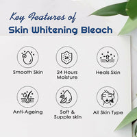 Thumbnail for NutriGlow Advanced Organics Cream Bleach Kit - Distacart