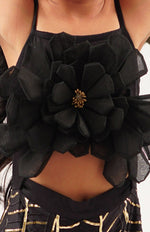 Thumbnail for Lil Drama Bollywood Tadka Black Jumpsuit For Girls - Distacart