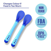 Thumbnail for LuvLap Tiny Love Heat Sensitive Baby Feeding Spoons Set - Distacart