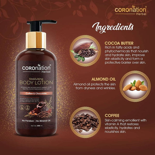 Coronation Herbal Coffee & Chocolate Moisturising Body Lotion - Distacart