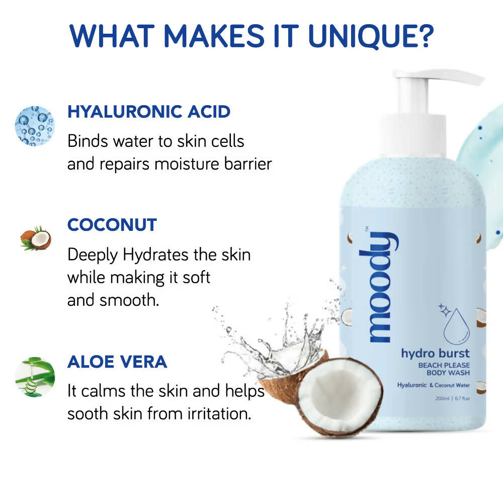 Moody 7D Hydro Burst Bleach Please Body Wash - Distacart