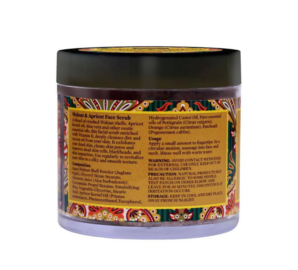 Bipha Ayurveda Walnut & Apricot Face Scrub - Distacart