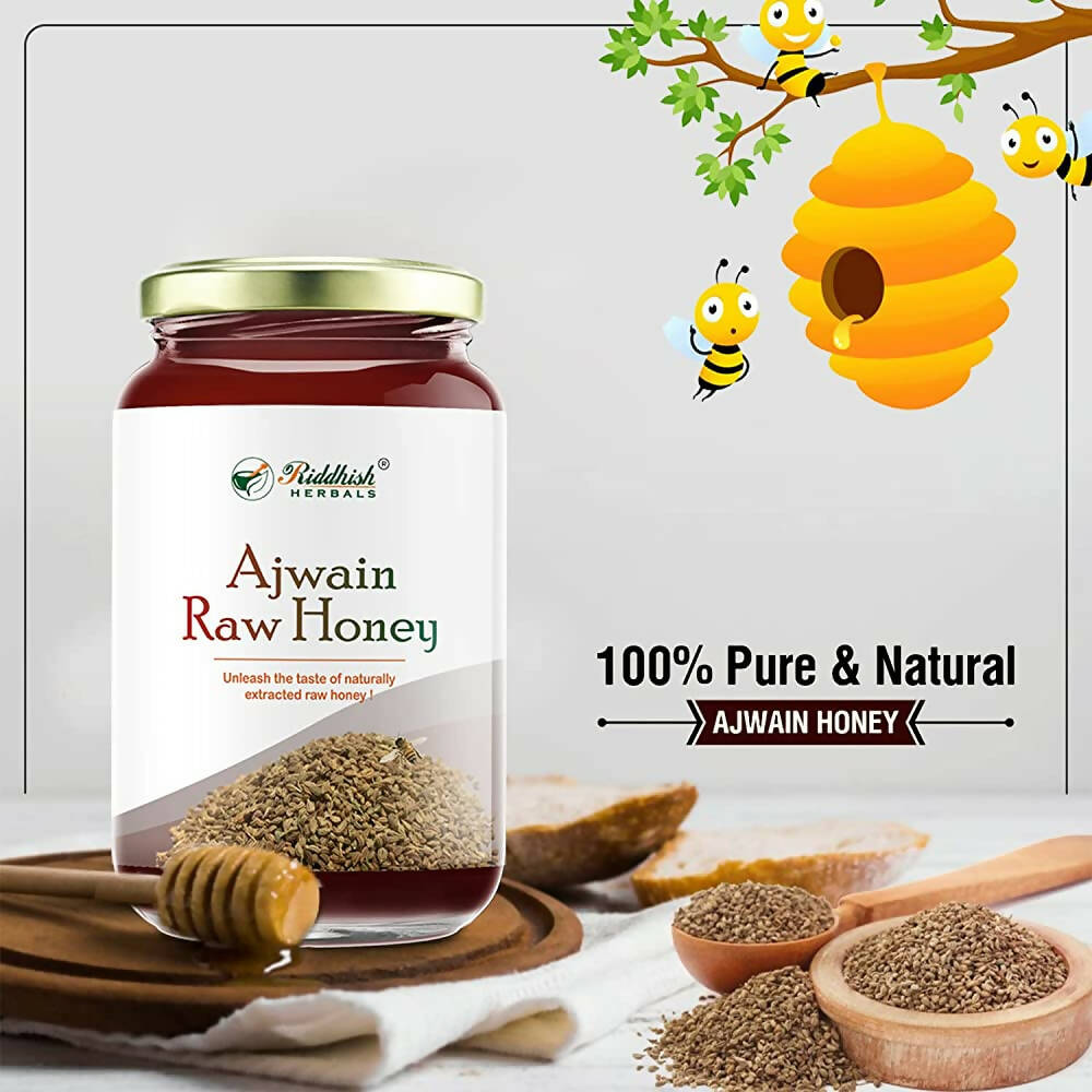 Riddhish Herbals Ajwain Raw Organic Honey - Distacart