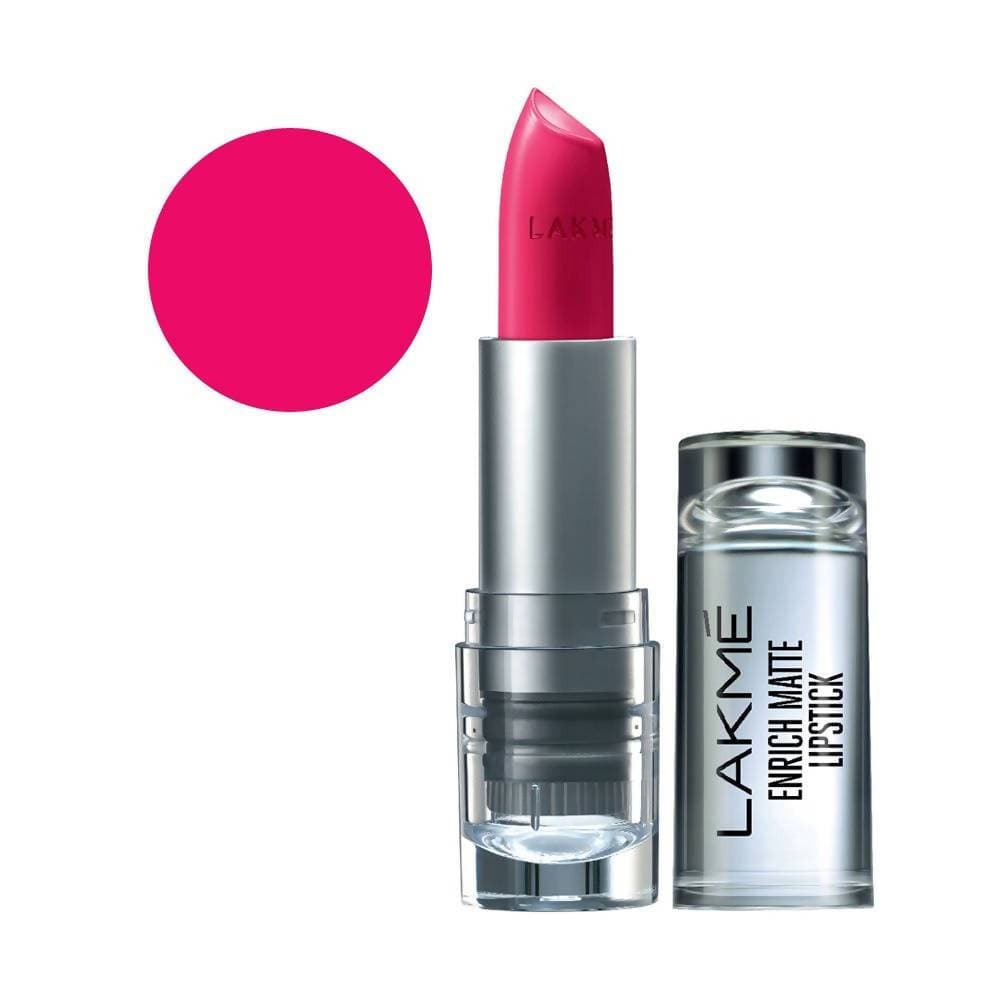 Lakme Enrich Matte Lipstick - Shade PM15 - Distacart