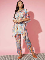 Thumbnail for Myshka Multi Printed Women Bling & Sparkly Co-Ords - Distacart