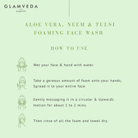 Thumbnail for Glamveda Aloe Vera & Neem Tulsi Clarifying Foaming Face Wash