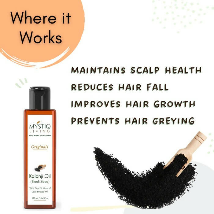 Mystiq Living Originals Kalonji Oil - Distacart