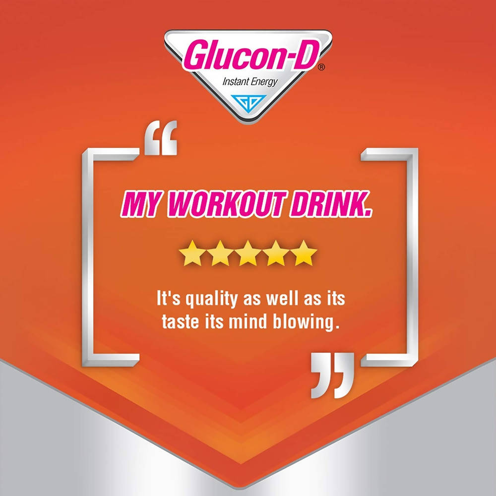 Glucon-D Instant Energy Health Drink - Tangy Orange - Distacart