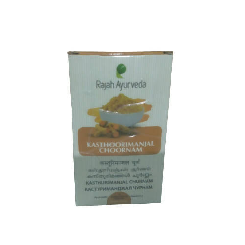 Rajah Ayurveda Kasthuri Manjal Choornam - Distacart