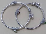 Thumbnail for Mominos Fashion Trendy Rajasthani Hasli Design Anklets For Girls