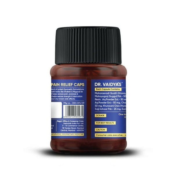 Dr. Vaidya's Pain Relief Capsules - Distacart