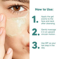 Thumbnail for Ilana Clarifying & Calming Night Face Gel With Green Tea, Cica & 3% Niacinamide - Distacart