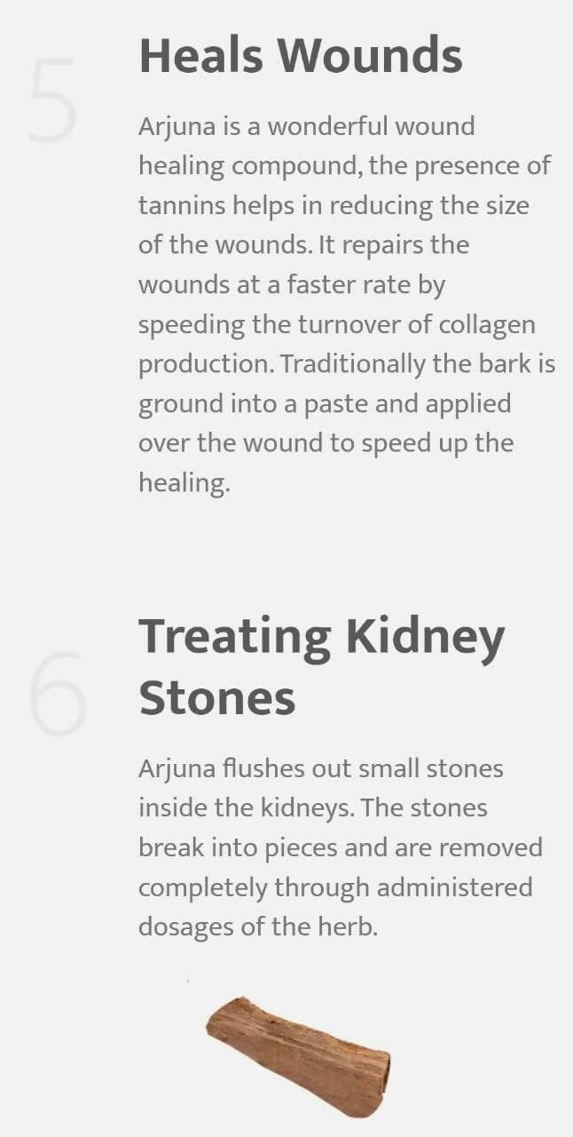 Parijata Herbs Arjuna Bark Powder - Distacart