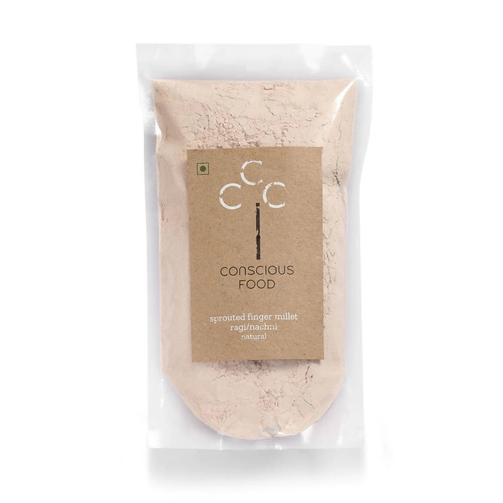Conscious Food Sprouted Finger Millet Flour (Ragi/Nachni Atta)