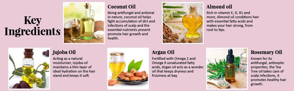 Moha 5 in 1 Hair Oil ingredients