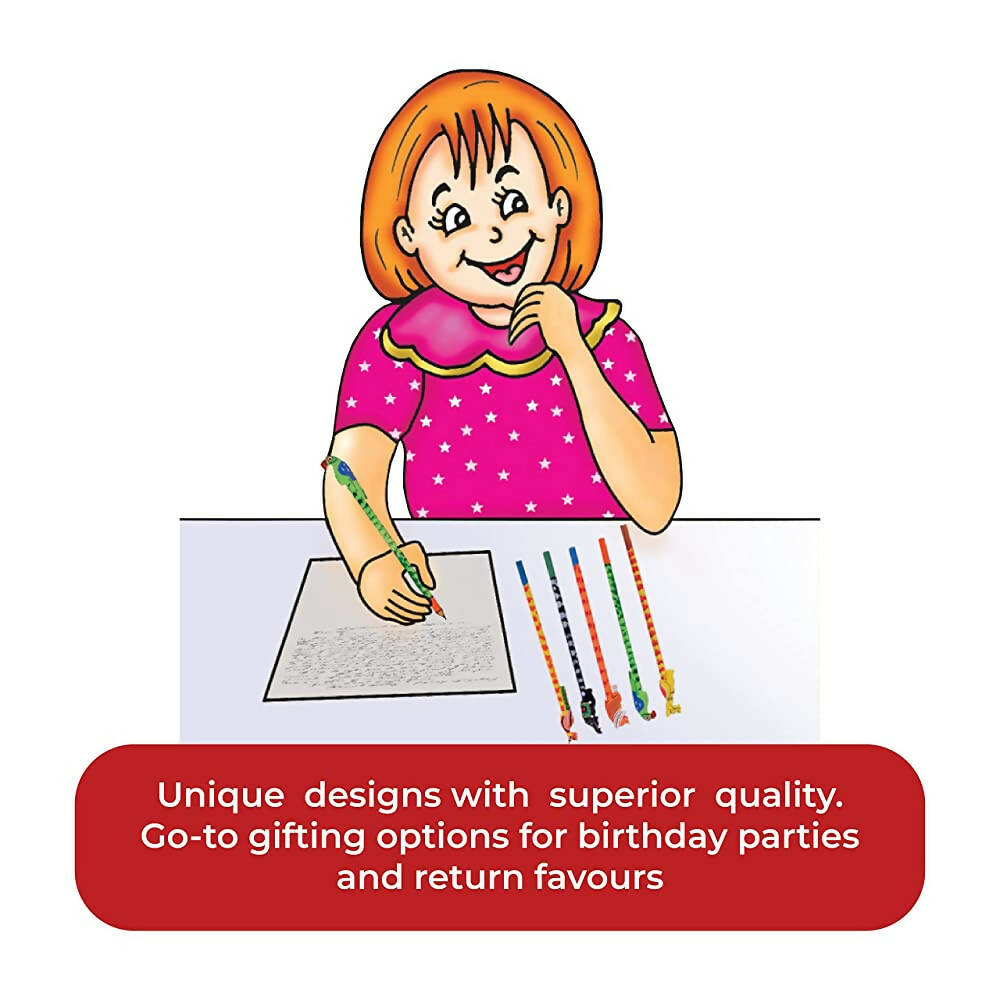 Desi Toys Handpainted pencils set of 5/Rangeen Kalam PO5 - Distacart