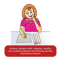 Thumbnail for Desi Toys Handpainted pencils set of 5/Rangeen Kalam PO5 - Distacart