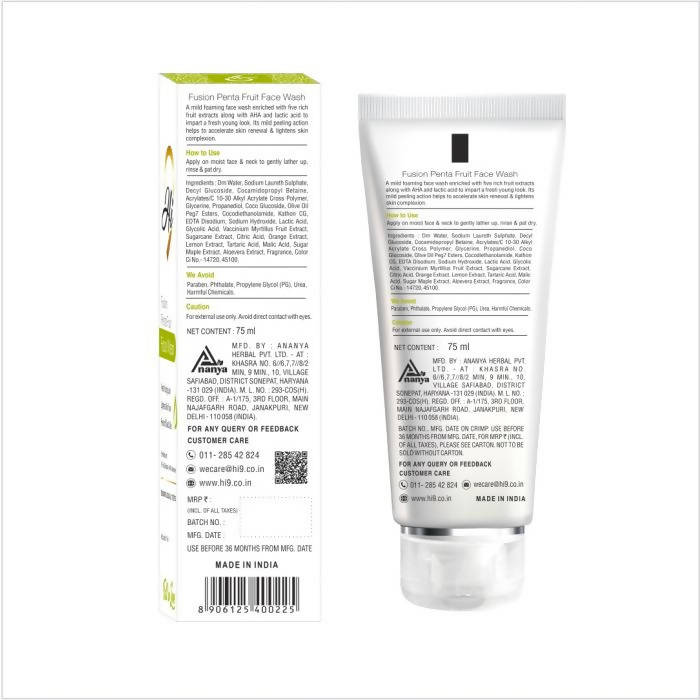 Hi9 Green Tea And Chamomile Face Wash
