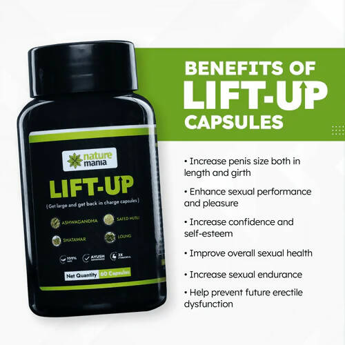 Nature Mania Lift-Up Capsules (Male Enhancer) - Distacart