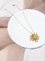 Thumbnail for Gold-Plated Brass Necklace - Ruby Raang - Distacart