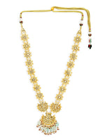 Thumbnail for Gold-Toned White Brass Gold-Plated Necklace - Ruby Raang - Distacart